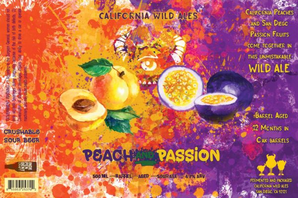 peach and passionfruit sour beer | California Wild Ales